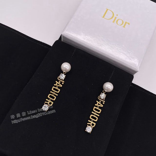 Dior飾品 2021新款DIOR迪奧字母耳釘  zgd1215
